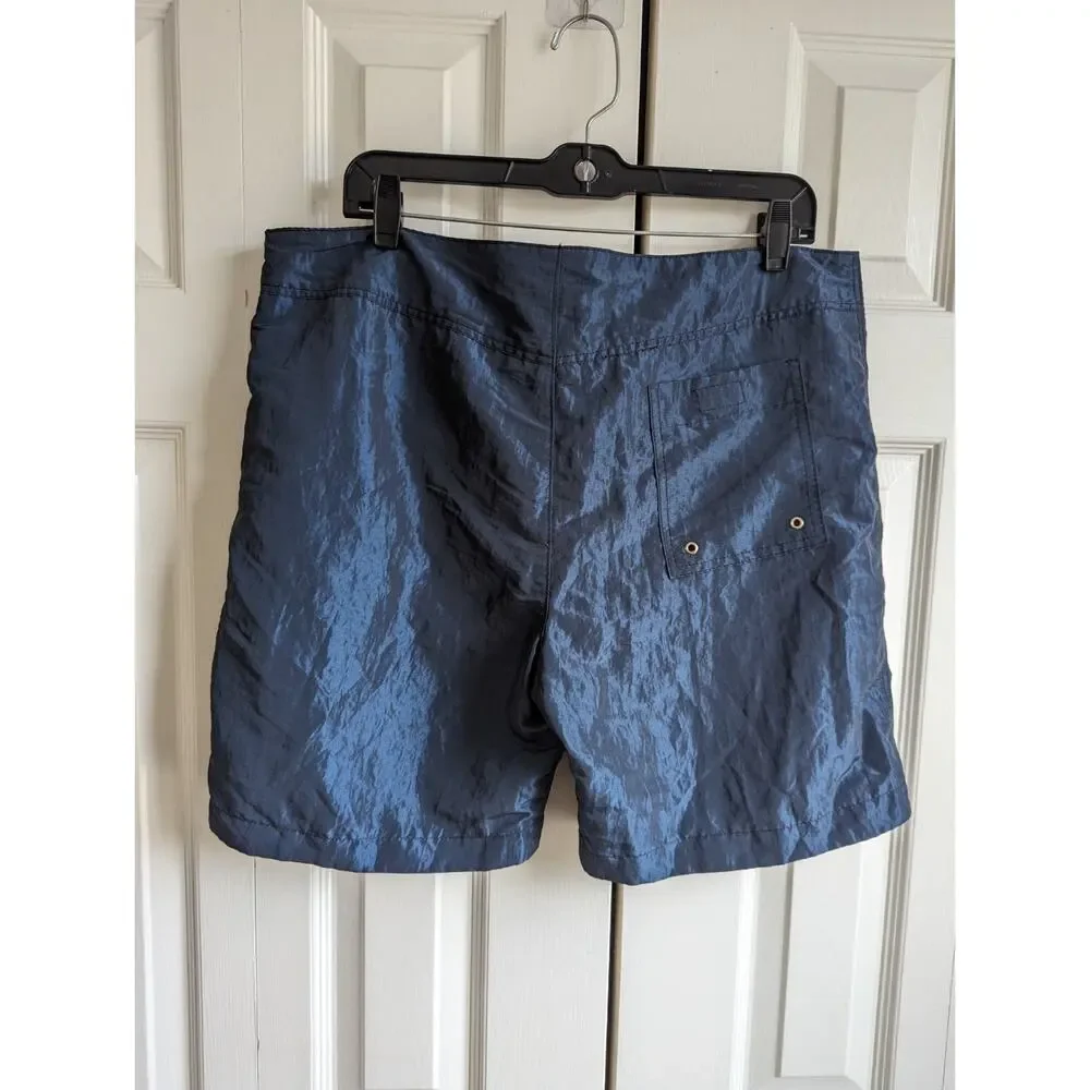 Parke & Ronen Mens Blue Swim Trunks Shorts Bathing / Swim Suit Size 36
